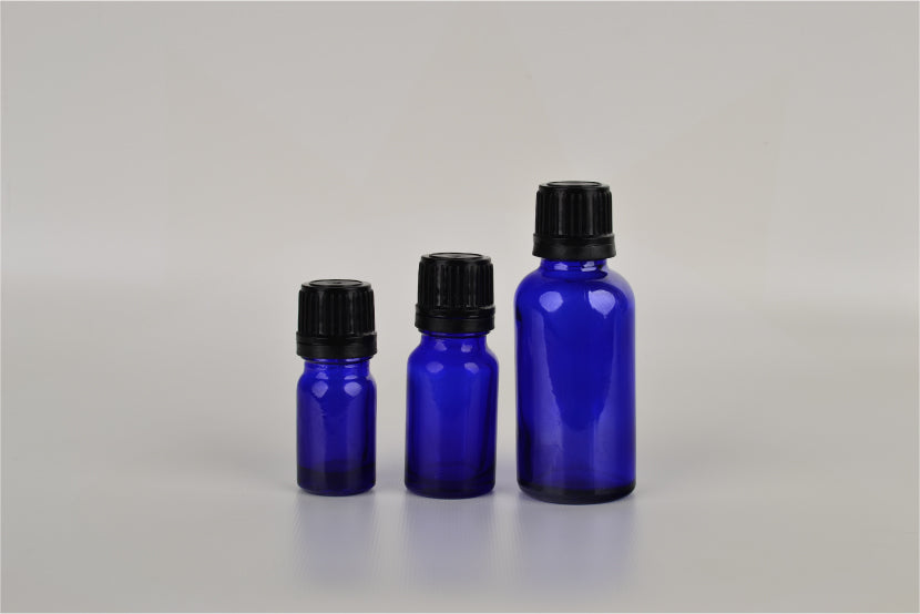Cobalt Bottles with Dispensing Cap